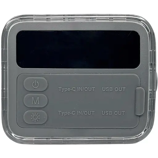 Павербанк Remax RPP-596 / 40000 мАг / до 22,5 Вт / USB-C+USB-A / PD+QC /з RGB ліхтариком / Сірий - фото 3