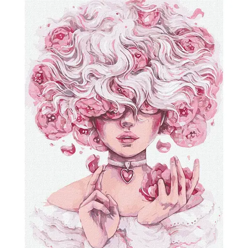 Картина по номерам "Загадкова" ©lesya_nedzelska_art Ideyka KHO4985 40 x 50