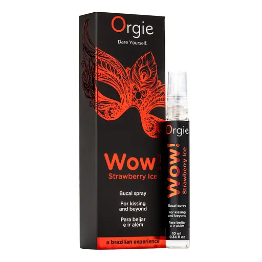 Спрей для орального сексу Orgie Wow Bucal Spray Strawberry Ice 10 мл - фото 1
