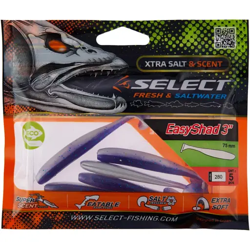 Силікон Select Easy Shad 3" #280 (5 шт/уп) - фото 2