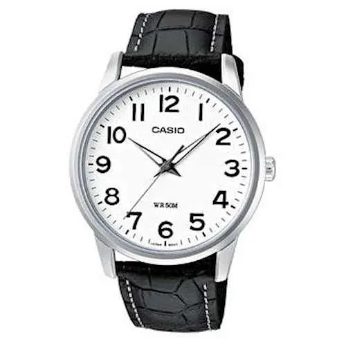 Годинники наручні чоловічі кварцові оригінальні Японія Casio Collection MTP-1303PL-7BVEF на шкіряному ремінці