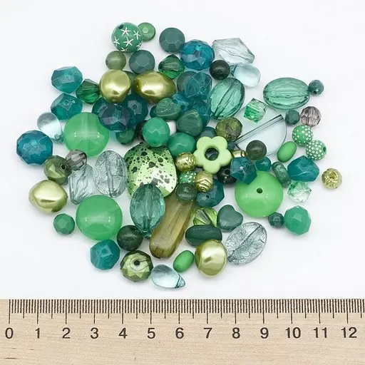 Декоративні намистинки для творчості Бомбей Dom Busin УТ100014221 в упаковці 110 шт - фото 3