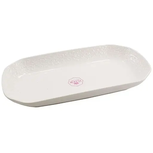 Блюдо порцелянове прямокутне Tudor ЛОЗА 31 см (TU3872)