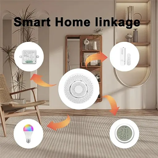 Wifi датчик аналізатор якості повітря за 5 параметрами Smart air box 01-Z, Tuya smart life app (101164) - фото 6