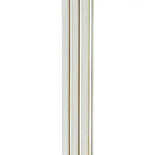Рейка декоративна Wall Sticker SW-00002130 PS 2900х120х12 мм під білу шкіру із золотом - фото 1
