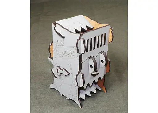 Аксесуар Вежа для кубиків Pandora's Box Studio Нищівник кубиків Mechanical Dice Tower Dice Crusher сірий (LP012-064) - фото 2