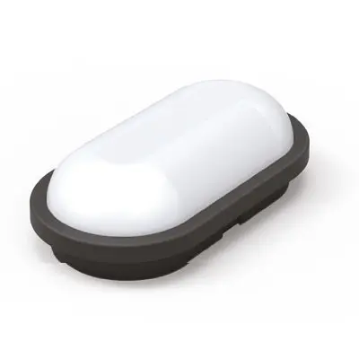 Светодиодный cветильник влагозащищенный AYDOS-15 15W черный 6400К - фото 1