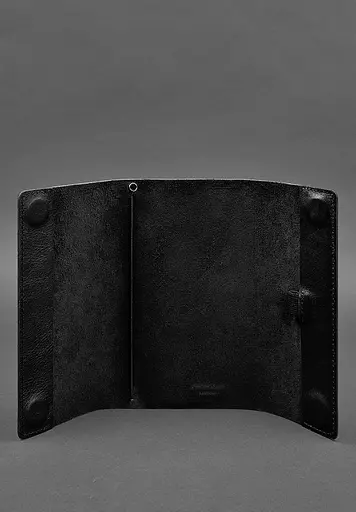 Шкіряний блокнот софт-бук 7.0 вугільно-чорний - фото 4