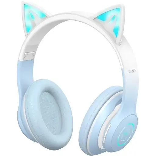 Наушники XO bluetooth BE38 Cats Ear Colourful Lights Headband bluetooth 5.3 RGB-подсветка для мобильных