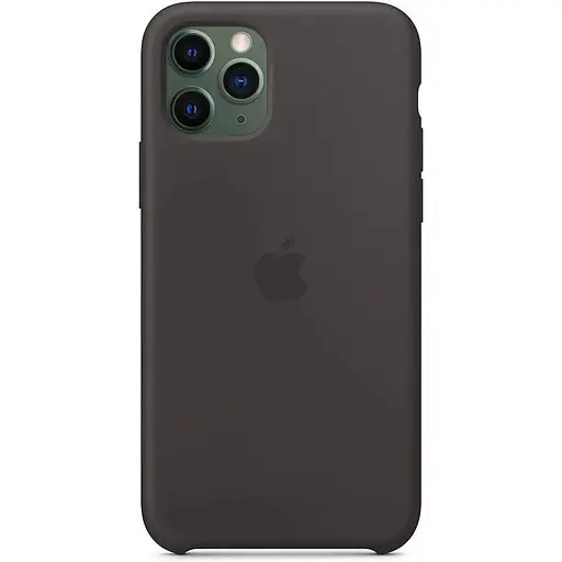Оригинальный силиконовый чехол Apple Silicone Case для iPhone 11 Pro (5.8") Black (MWYN2ZM/A) - фото 7