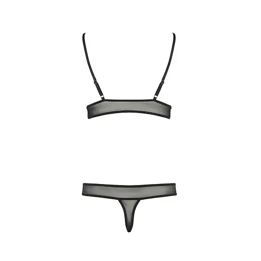 Комплект белья Passion ERZA Set black L/XL - фото 4