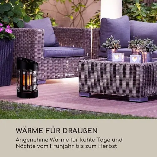 Інфрачервоний обігрівач Blumfeldt Heat Guru 360 Mini 350 Вт 700 Вт (10035506) - фото 7