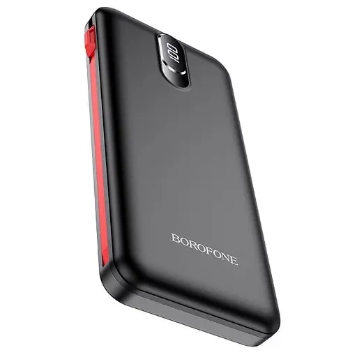Внешний АКБ BOROFONE BJ2 Buena 10000 mAh с кабелями Lightning/Type-C/Micro - фото 5