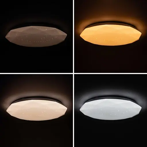 Cвітильник DIAMANT зоряне небо 72W 395*55мм 3000К- 6500К 5600Lm з пультом - фото 6