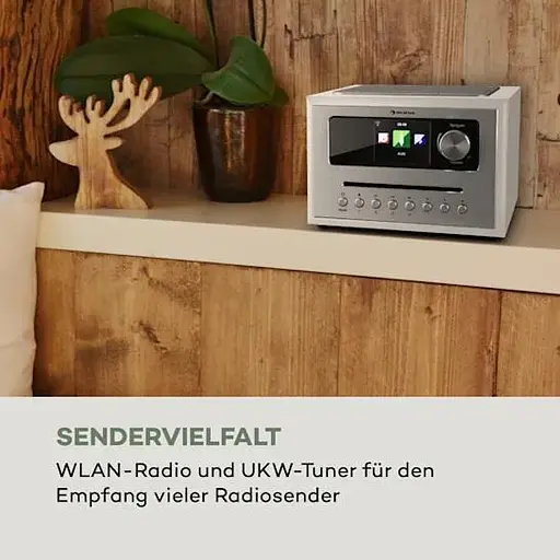 Радио-интернет Auna Silver Star CD Cube (10033004) - фото 8