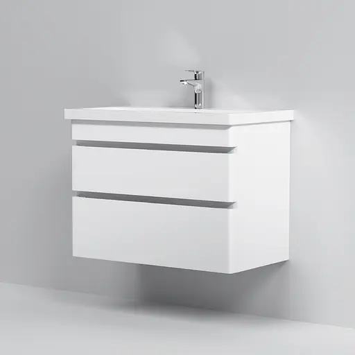 Тумба з умивальником AM.PM Hit підвісна 75 см білий M93A-FHX0752-WC0752WG38 Білий - фото 7