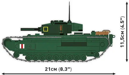 Конструктор дитячий танк Churchill Mk IV COBI 3128 - фото 7