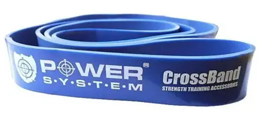 Гумка для фітнесу і кроссфіту Power System PS-4054 CrossFit Level 4 Blue (опір 22-50 кг) (PS-4054_Blue) - фото 3