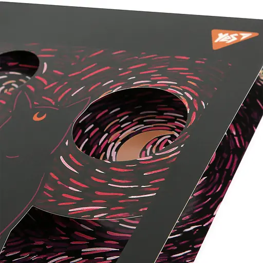 Зошит А4 Yes Abstraction cat з висічкою 60 аркушів у лінію (682021) - фото 3