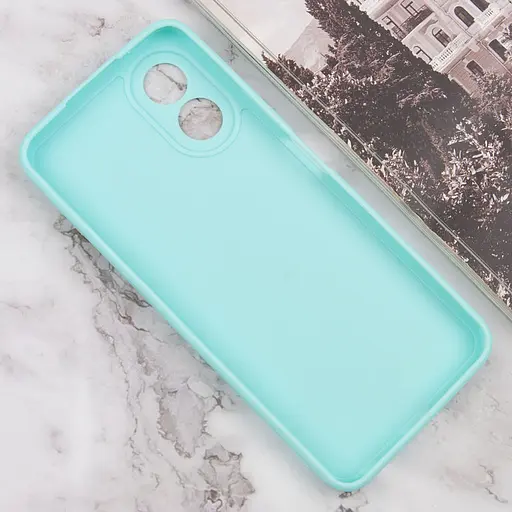 Силіконовий чохол Candy Full Camera для Oppo A38 / A18 Бірюзовий / Turquoise - фото 3