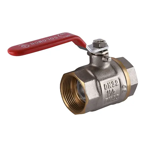 Кран кульовий прямий Solomon 1 1/4″ ВВ КР PN40 В1001 - фото 1