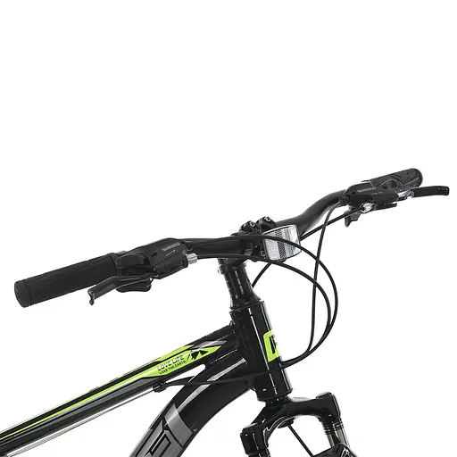 Велосипед Shimano MTB2602 26" алюминиевая рама черно-зеленый - фото 3