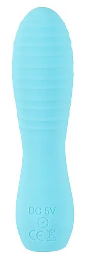 Вібратор Cuties Mini 10.8 см блакитний - фото 4