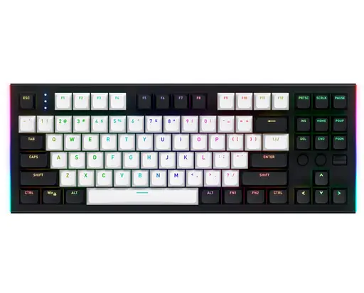Клавиатура игровая механическая HATOR HTK-560ENG US Layout Black Gravity TKL Orange - фото 2
