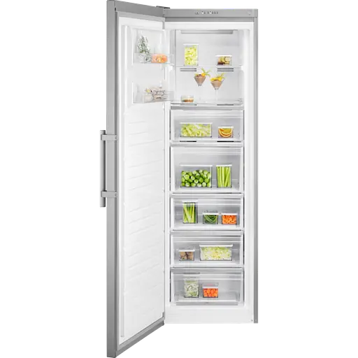 Морозильна камера Electrolux 186x60х65, 278л, E, NF, інв., нерж - фото 2