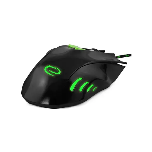 Мышка Esperanza MX401 Hawk black-green (EGM401KG) - фото 3