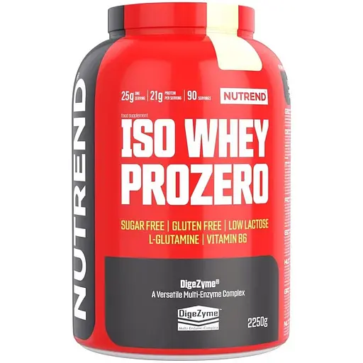 Протеин Nutrend Iso Whey ProZero, 2.25 кг - Ванильный пирог