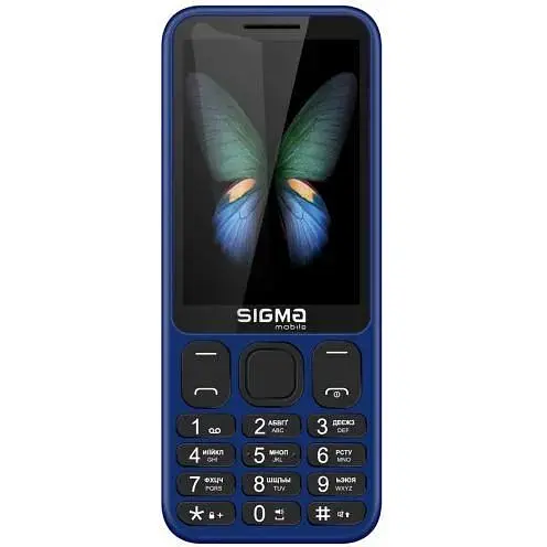 Мобильный телефон Sigma mobile X-style 351 Lider, синий, 2 Micro-SIM + Nano-SIM, дисплей 3.5" цветной (320x480), моноблок - фото 1