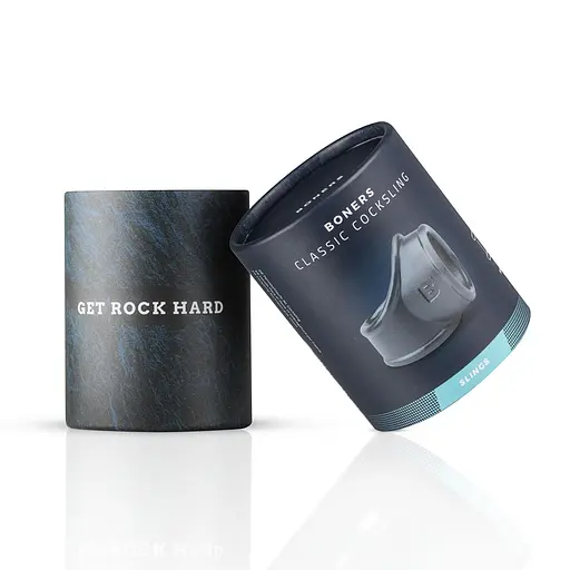 Ерекційне кільце Boners Clsssic Cocksling Grey - фото 2