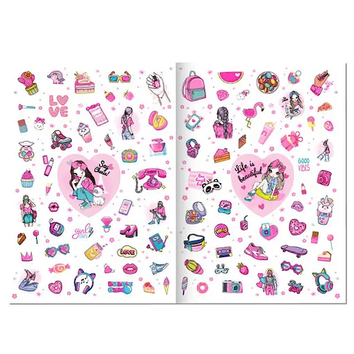 Детская раскраска "Girls' Lifestyle" Апельсин РМ-88-03 серия "Dream & Style" - фото 3