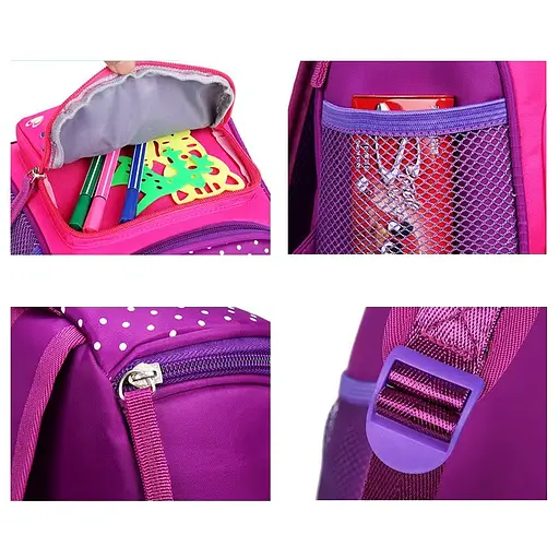 Рюкзак Детские герои, 2 отделения, 28x21 см, C60602 (в ассортименте) - фото 8