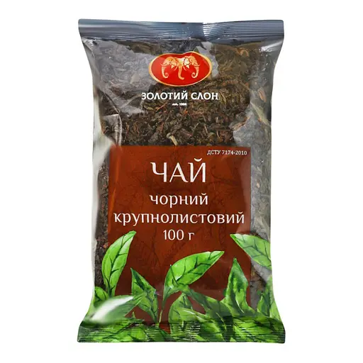 Чай черный Золотой Слон крупнолистовой 100 г