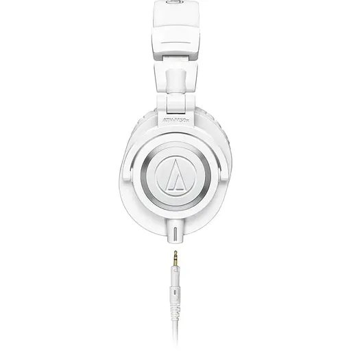 Проводные профессиональные наушники Audio-Technica ATH-M50X со встроенными басами, разъем 3,5 мм Белые - фото 2