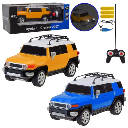 Машина на радіокеруванні, акумулятор 1:24, Toyota FJ Cruiser, 20x9x7 см, 27055 (В асортименті) - фото 4