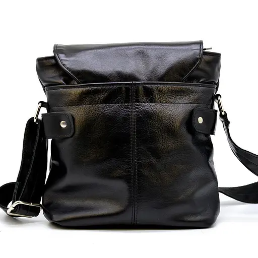 Кожаная мужская сумка через плечо TARWA 24х30х6 см sum0025888 - фото 7