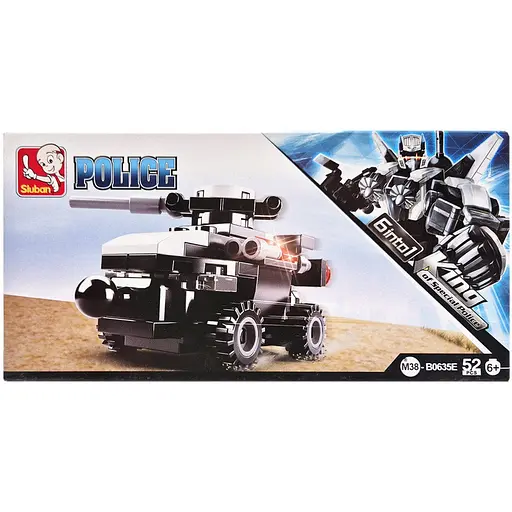 Детский конструктор Полицейская серия Police Sluban M38-B0635-5 52 детали - фото 1