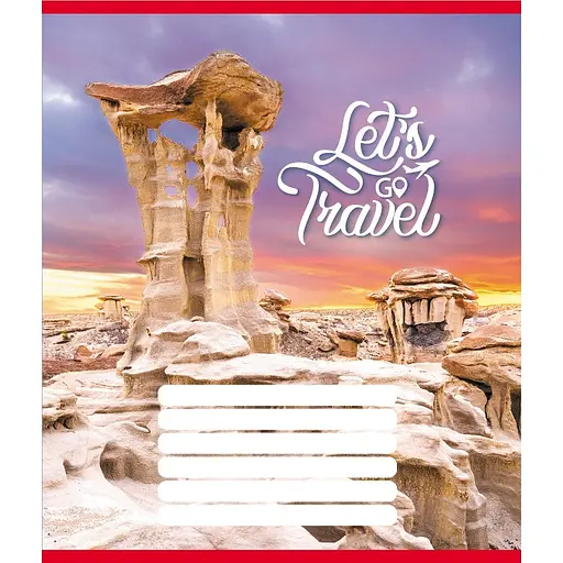 Зошит учнівський "У подорож" Leader 024-550276K-5 в клітинку, 24 аркуші - фото 1