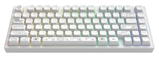 Клавіатура Dark Project ALU81 Terra Nova ENG/UA (DPKB_NOVA_81_ANSI_WHITE_UA) - фото 4