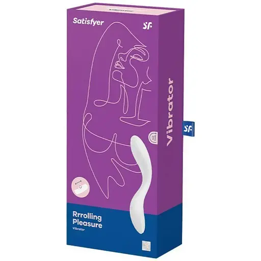 Вибратор Satisfyer Rrrolling Pleasure Белый Перлинная - фото 5