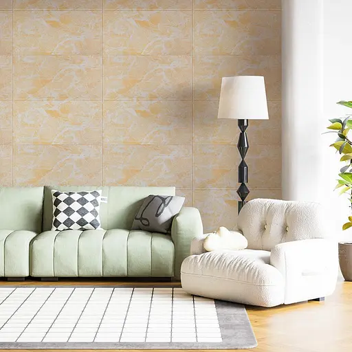 Самоклеющаяся 3D панель 700х700х4мм Персиковый мрамор SW-00001343 - фото 5