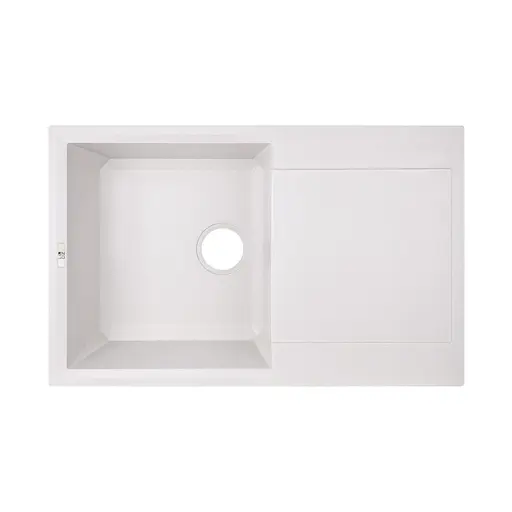 Кухонная мойка Lidz 790x495/230 WHI-01 (LIDZWHI01790495230), Белый - фото 1