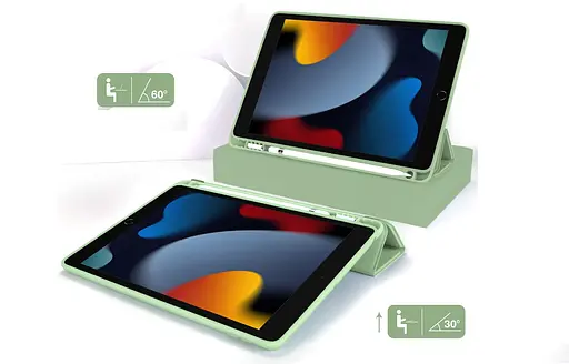 Чохол-книжка CDK для Apple iPad 10.2" 8gen 2020 екокожа/силікон Smart Case cлот стилус (011189) (light - фото 4