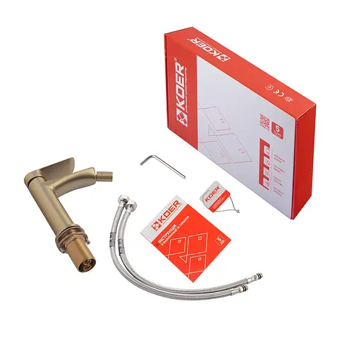 Змішувач для біде Koer KB-20028-12 KR5303 Золотий - фото 6