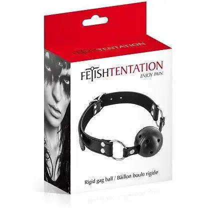 Воздухопроницаемый кляп Fetish Tentation Rigid Gag Ball - фото 2
