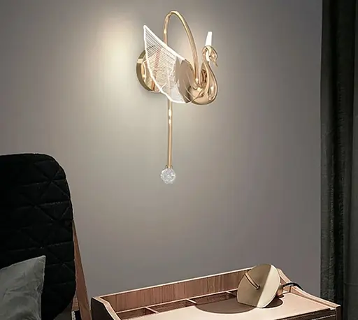 Бра у вигляді лебедя Арт. G 15/1W GD Line F - фото 4