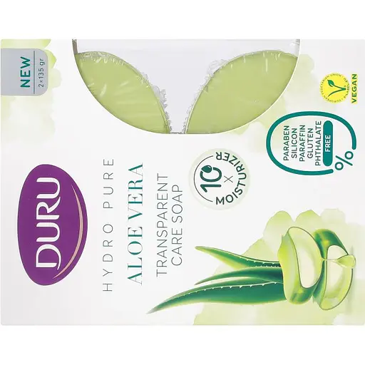 Уценка. Косметическое мыло Duru Hydro Pure с Алоэ Вера 270 г (2 шт. х 135 г) - фото 3